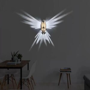 Modern Creative Bird Wall Lamp Owl Eagle Shape Light