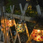 Solar Decorative Wave Point Outdoor Waterproof Small Night Light