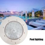 Fockety LED Underwate Pool Light, IP68 Waterproof AC12V RGB Multi Color Swimming Pool Lights